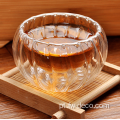 Xícara de chá de água de vidro em forma de abóbora